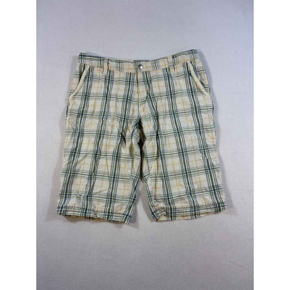 Horny Toad Plaid Hiking Shorts Women's Size 6 100% Cotton Multi-Color